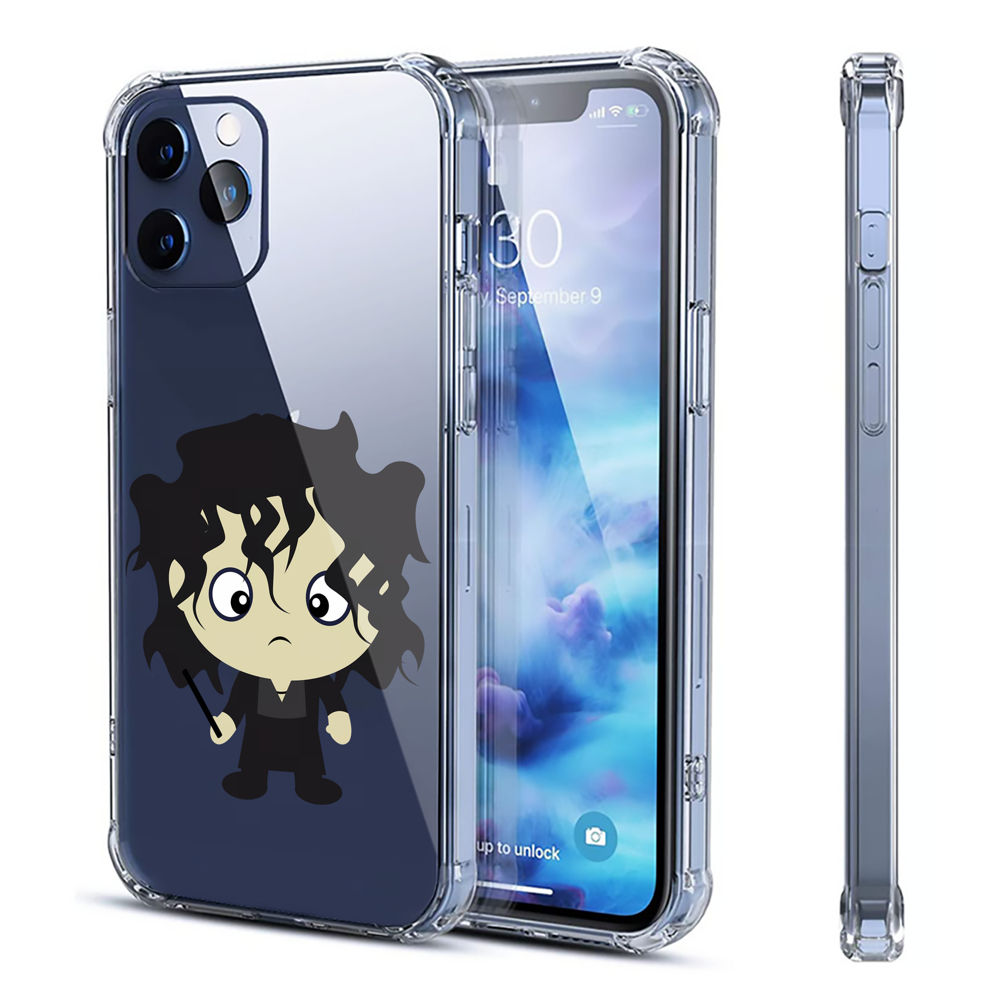 （画像用） Harry Potter ハリー・ポッターシリーズ 【iPhone 12シリーズ対応】透明スマホケース（クリアソフトケース）